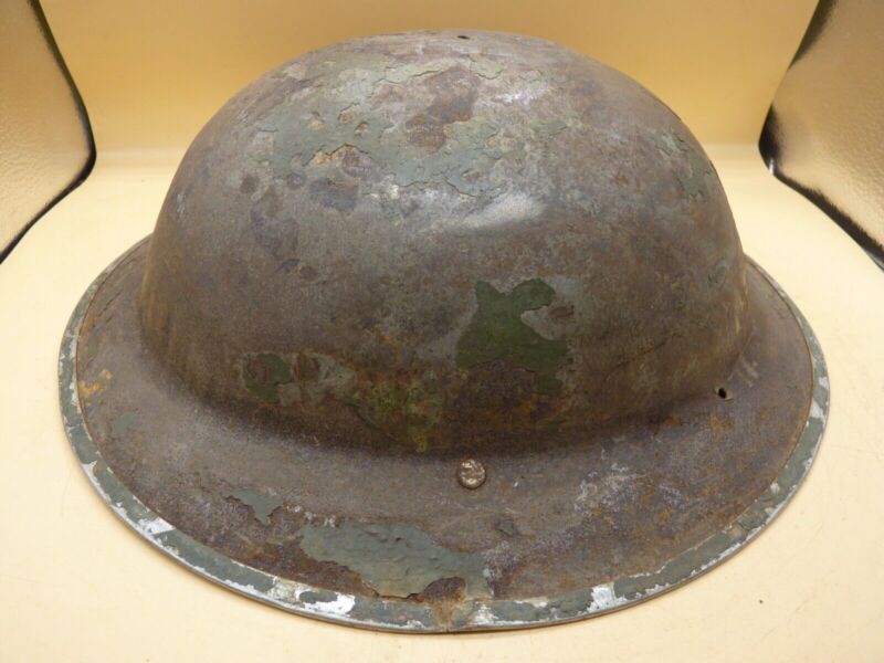 Original WW2 South African Army Mk2 Brodie Helmet - British Style Combat Helmet - The Militaria Shop