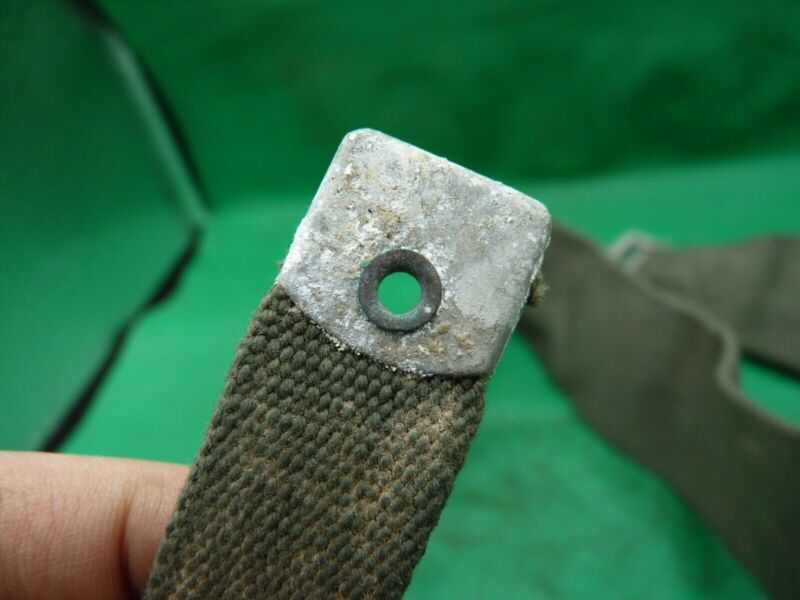 Original WW2 British Army 44 Pattern Equipment Strap - 1945 Dated - The Militaria Shop