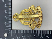 Load image into Gallery viewer, Original WW2 British Army Kings Crown Cap Badge - Royal Army Ordnance Corps - The Militaria Shop