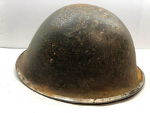 Load image into Gallery viewer, WW2 Canadian / British Army Mk3 Turtle Helmet Shell Original - The Militaria Shop