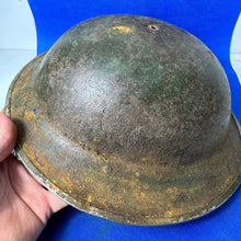 Load image into Gallery viewer, Original WW2 British Army Mk2 Combat Helmet Shell - South African Manufactured - The Militaria Shop