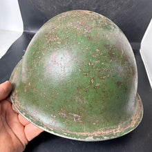 Load image into Gallery viewer, Original WW2 British / Canadian Army Mk3 Combat Helmet & Liner - The Militaria Shop
