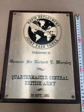 Load image into Gallery viewer, British Army Wall Plaque - Rapid Deployment Joint Task Force - The Militaria Shop