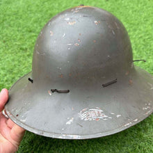 Load image into Gallery viewer, Original WW2 British Home Front Civillian Zuckerman Helmet & Liner - 1941 Da - The Militaria Shop