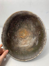 Load image into Gallery viewer, Mk3 Canadian / British Army Original WW2 Turtle Helmet High Rivet - The Militaria Shop