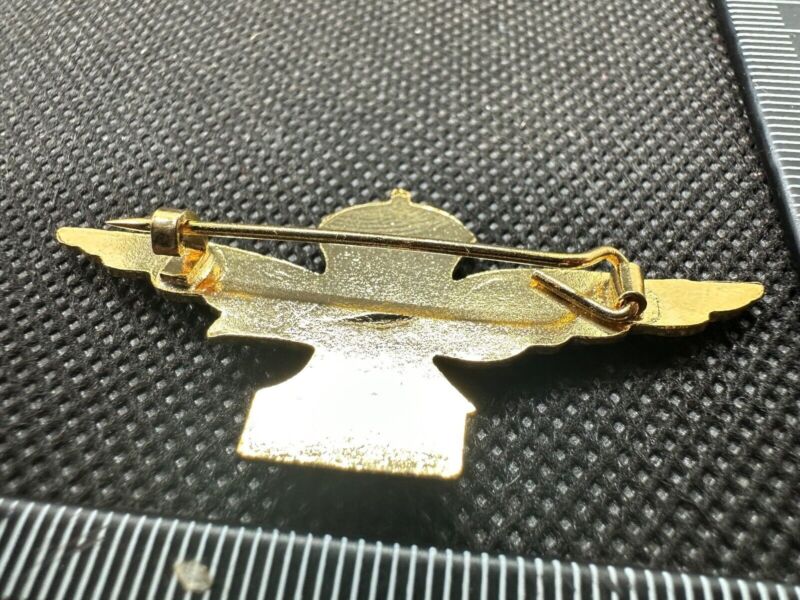 Enamel & Guilt R.A.F Sweetheart Broach / Eagle Pilot Wings - UK Made - The Militaria Shop