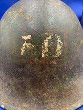 Load image into Gallery viewer, WW2 Canadian / British Army Mk3 Turtle Helmet Original - The Militaria Shop