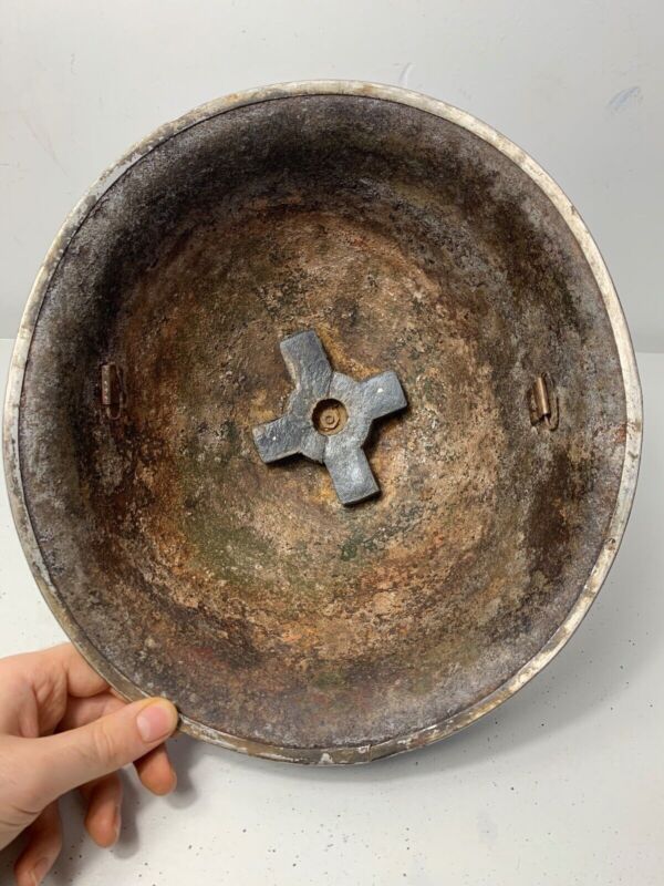 Mk3 Canadian / British Army Original WW2 Turtle Helmet High Rivet - The Militaria Shop