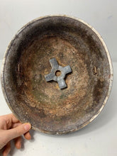 Load image into Gallery viewer, Mk3 Canadian / British Army Original WW2 Turtle Helmet High Rivet - The Militaria Shop