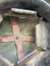 Load image into Gallery viewer, Original WW2 Canadian / British Army Mk3 High Rivet Turtle Helmet - The Militaria Shop