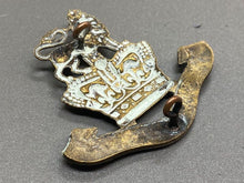 Charger l'image dans la galerie, Original British Army - The Royal Dragoons Victorian Crown Cap Badge - The Militaria Shop