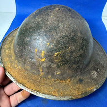 Load image into Gallery viewer, Original WW2 British Army Mk2 Combat Helmet Shell - South African Manufactured - The Militaria Shop