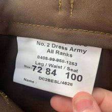 Load image into Gallery viewer, Genuine British Army No2 Dress Uniform Trousers - All Ranks - 72/84/100 - The Militaria Shop