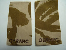Charger l'image dans la galerie, QARANC Desert DPM Rank Slides / Epaulette Pair Genuine British Army - NEW - The Militaria Shop