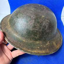 Load image into Gallery viewer, Original WW2 British Army Mk2 Combat Helmet Shell - South African Manufactured - The Militaria Shop