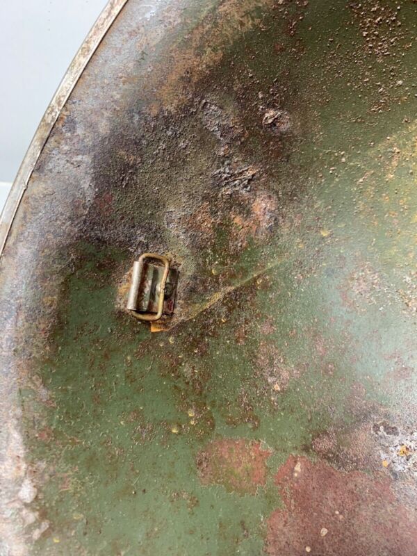 Mk3 Canadian / British Army Original WW2 Turtle Helmet High Rivet - The Militaria Shop