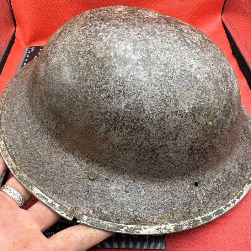 British Army Mk2 Brodie Helmet - Original WW2 - South African Manufactured - The Militaria Shop