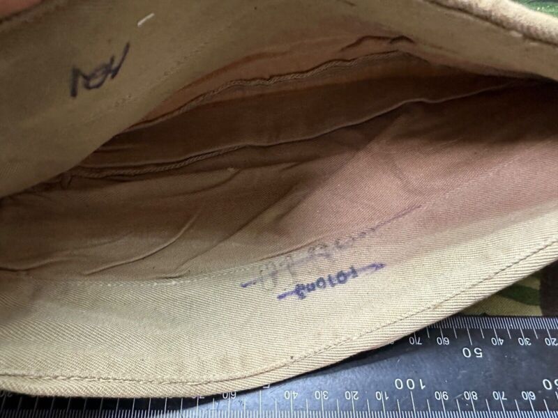Original WW2 US Army Garrison Side Cap Hat - Old Stock - Combat Servicable - The Militaria Shop