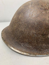 Load image into Gallery viewer, Mk3 Canadian / British Army Original WW2 Turtle Helmet High Rivet - The Militaria Shop