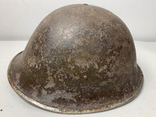Load image into Gallery viewer, Mk3 Canadian / British Army Original WW2 Turtle Helmet High Rivet - The Militaria Shop