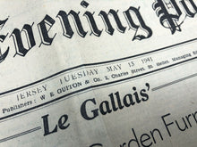 Load image into Gallery viewer, Original WW2 British Newspaper Channel Islands Occupation Jersey - May 1941 - The Militaria Shop