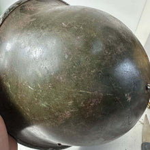 Load image into Gallery viewer, Original WW2 Helmet British / Canadian Army WW2 Mk3 Turtle Helmet - The Militaria Shop