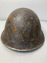 Charger l'image dans la galerie, Mk3 Canadian / British Army Original WW2 Turtle Helmet High Rivet - The Militaria Shop