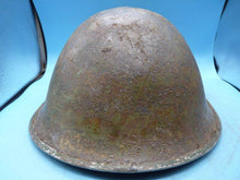 Load image into Gallery viewer, Original WW2 British / Canadian Army Mk3 High Rivet Turtle Army Combat Helmet - The Militaria Shop