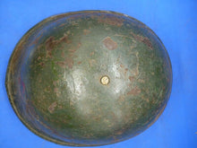 Charger l'image dans la galerie, Original WW2 British / Canadian Army Mk3 High Rivet Turtle Army Helmet & Lin - The Militaria Shop