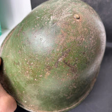 Load image into Gallery viewer, Original WW2 British / Canadian Army Mk3 Combat Helmet & Liner - The Militaria Shop
