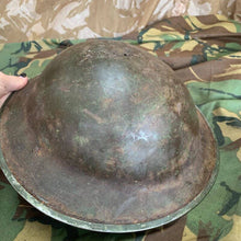 Charger l'image dans la galerie, Original WW2 British Style South African Mk2 Army Combat Helmet - The Militaria Shop