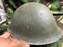 Charger l'image dans la galerie, British / Canadian Army Mark 3 Turtle Helmet - Original WW2 Combat Helmet - The Militaria Shop