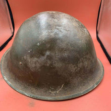 Load image into Gallery viewer, Original British / Canadian Army WW2 Soldiers Military Combat Mk3 Turtle Helmet - The Militaria Shop