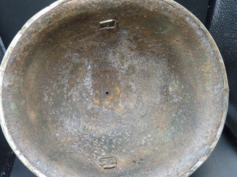 Mk3 Canadian / British Army Original WW2 Turtle Helmet High Rivet - The Militaria Shop