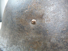 Load image into Gallery viewer, Original Mk3 Canadian / British Army WW2 Turtle Helmet High Rivet - The Militaria Shop