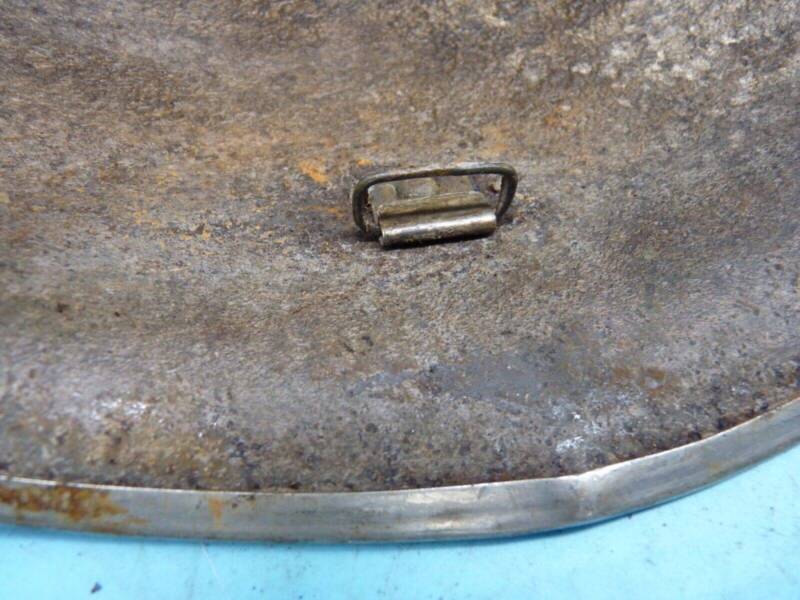 Original WW2 British / Canadian Army Mk3 High Rivet Turtle Army Combat Helmet - The Militaria Shop