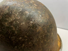 Load image into Gallery viewer, WW2 Canadian / British Army Mk3 Turtle Helmet Shell Original - The Militaria Shop