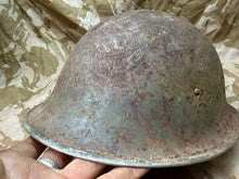 Load image into Gallery viewer, WW2 Mk3 High Rivet Turtle - British / Canadian Army Helmet - Nice Original - The Militaria Shop