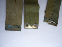 Load image into Gallery viewer, Original WW2 Pattern British Army L Straps Pair - 37 Pattern Webbing Haversack - The Militaria Shop