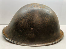 Load image into Gallery viewer, WW2 Canadian / British Army Mk3 Turtle Helmet Shell Original - The Militaria Shop