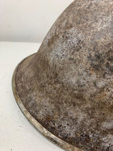 Load image into Gallery viewer, Mk3 Canadian / British Army Original WW2 Turtle Helmet High Rivet - The Militaria Shop