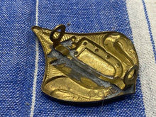 Load image into Gallery viewer, Original Vintage Dutch Army Infantry Badge with Rear Fastening Loops - Null Cedo - The Militaria Shop