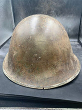 Load image into Gallery viewer, Original WW2 Canadian / British Army Mk3 High Rivet Turtle Helmet - The Militaria Shop