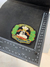 Lade das Bild in den Galerie-Viewer, British Army South Lancashire Prince of Wales Volunteer Embroidered Blazer Badge - The Militaria Shop