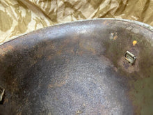 Load image into Gallery viewer, WW2 Mk3 High Rivet Turtle - British / Canadian Army Helmet - Nice Original - The Militaria Shop