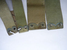 Load image into Gallery viewer, Original WW2 Pattern British Army L Straps Pair - 37 Pattern Webbing Haversack - The Militaria Shop