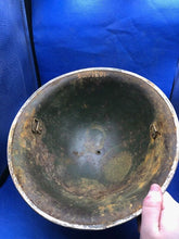 Load image into Gallery viewer, WW2 Canadian / British Army Mk3 Turtle Helmet Original - The Militaria Shop
