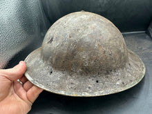 Load image into Gallery viewer, Original WW2 British Army Mk2 Combat Helmet Shell - South African Production - The Militaria Shop
