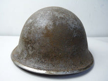 Load image into Gallery viewer, Mk3 Canadian / British Army Original WW2 Turtle Helmet High Rivet - The Militaria Shop