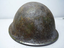 Load image into Gallery viewer, Mk3 Canadian / British Army Original WW2 Turtle Helmet High Rivet - The Militaria Shop